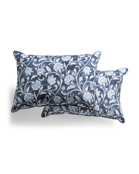 14x20 2pk Dewhurst Jacobean Outdoor Pillows | TJ Maxx