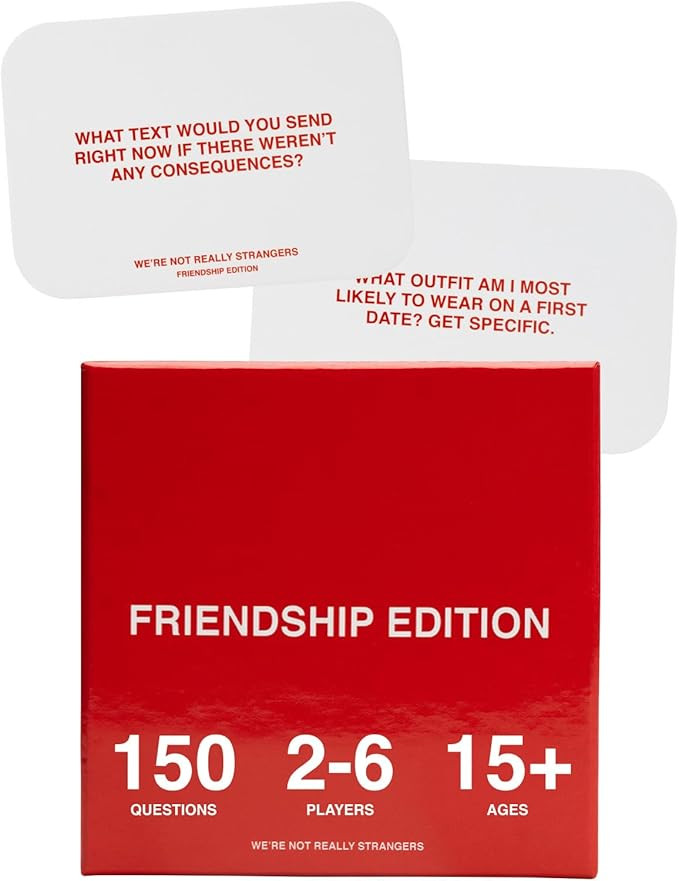WE'RE NOT REALLY STRANGERS Friendship Edition Card Game - 150 Conversation Cards for Adults, Teen... | Amazon (US)