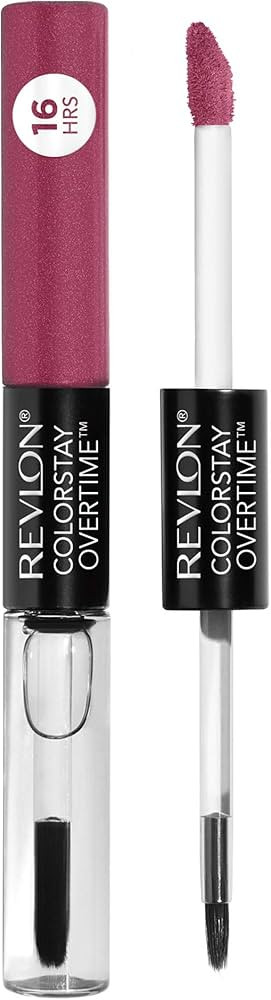 Revlon Liquid Lipstick with Clear Lip Gloss, ColorStay Face Makeup, Overtime Lipcolor, Dual Ended... | Amazon (US)