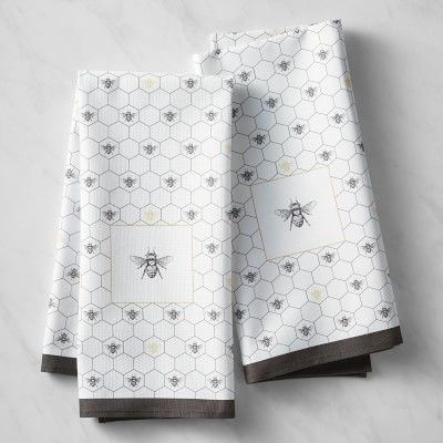 Honeycomb Towels, Set of 2 | Williams-Sonoma
