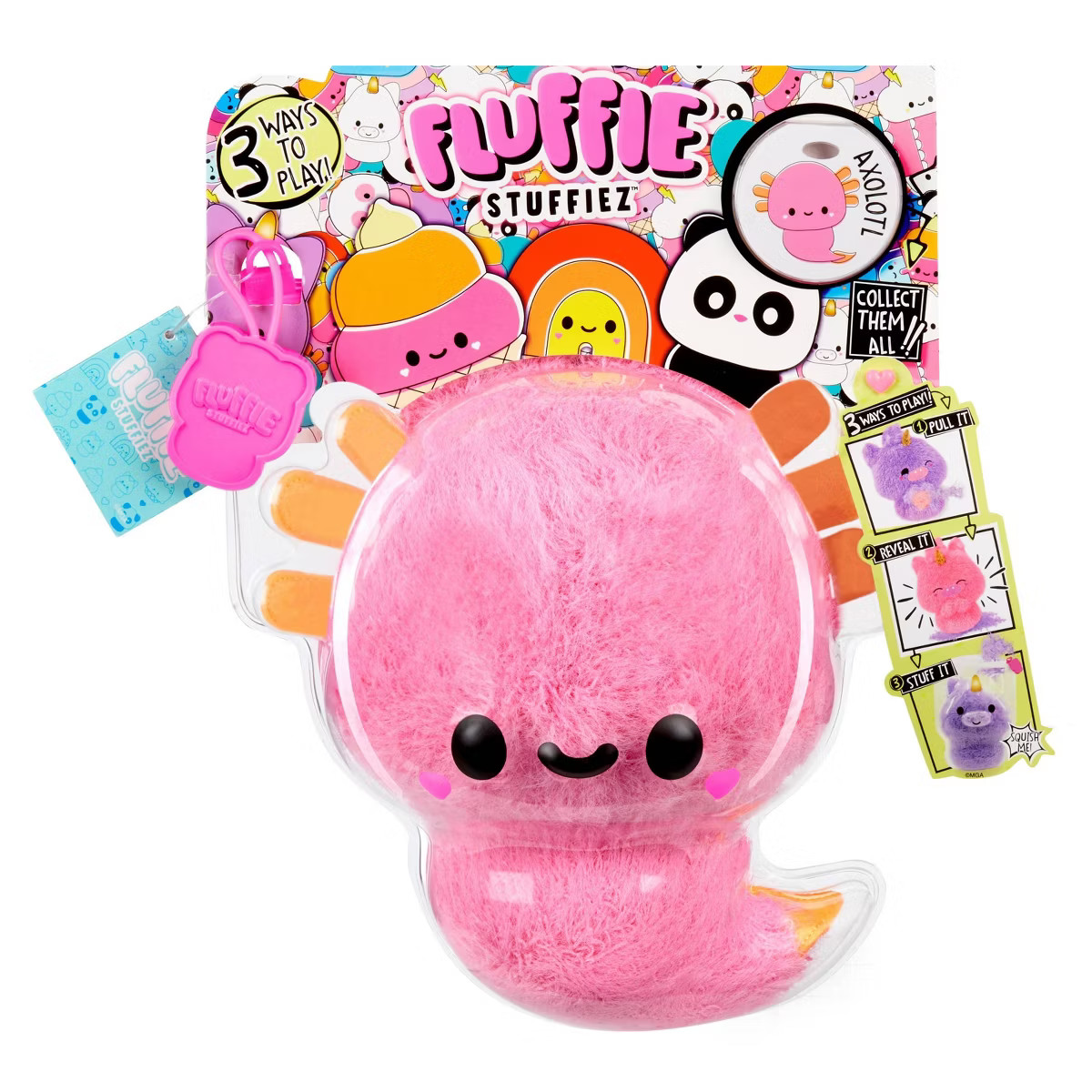 Fluffie Stuffiez Small Plush - Collectible Axolotl Surprise Reveal | Target