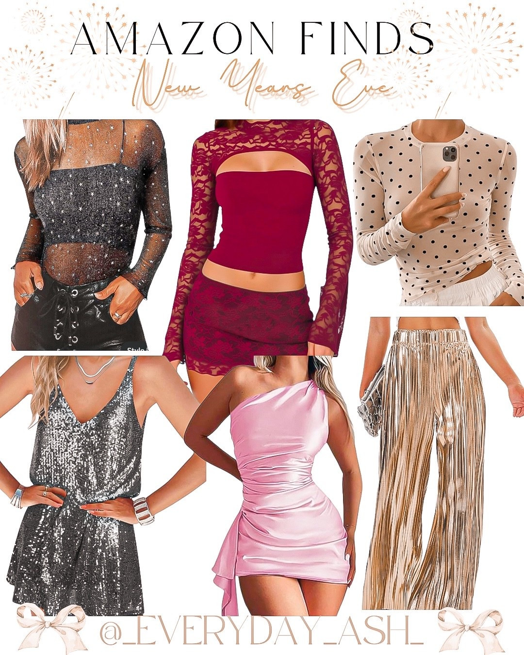 Amazon // NYE 🎉🎉

Amazon fashion, New Year’s Eve, sparkle outfit, winter outfit, party outfit 

#LTKGiftGuide #LTKHoliday #LTKootd