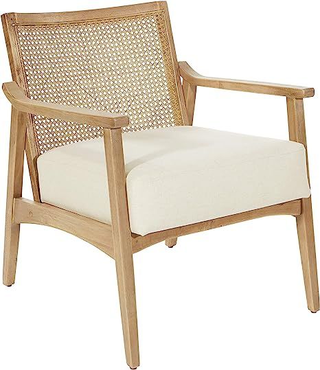 Amazon.com: OSP Home Furnishings Alaina Arm Chair, Linen Coastal Wash : Home & Kitchen | Amazon (US)