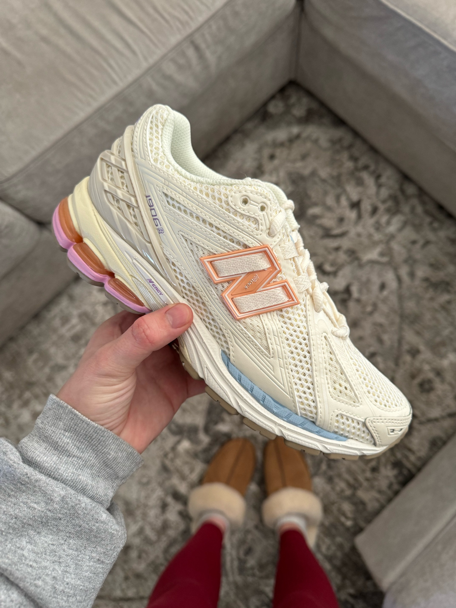 new shoes - new balance 1906R currently on sale in this color way 

shoes | fitness | active | lifestyle | healthy | running | gym | workout | daily walks | goals | steps 

#LTKFindsUnder100 #LTKActive #LTKShoeCrush