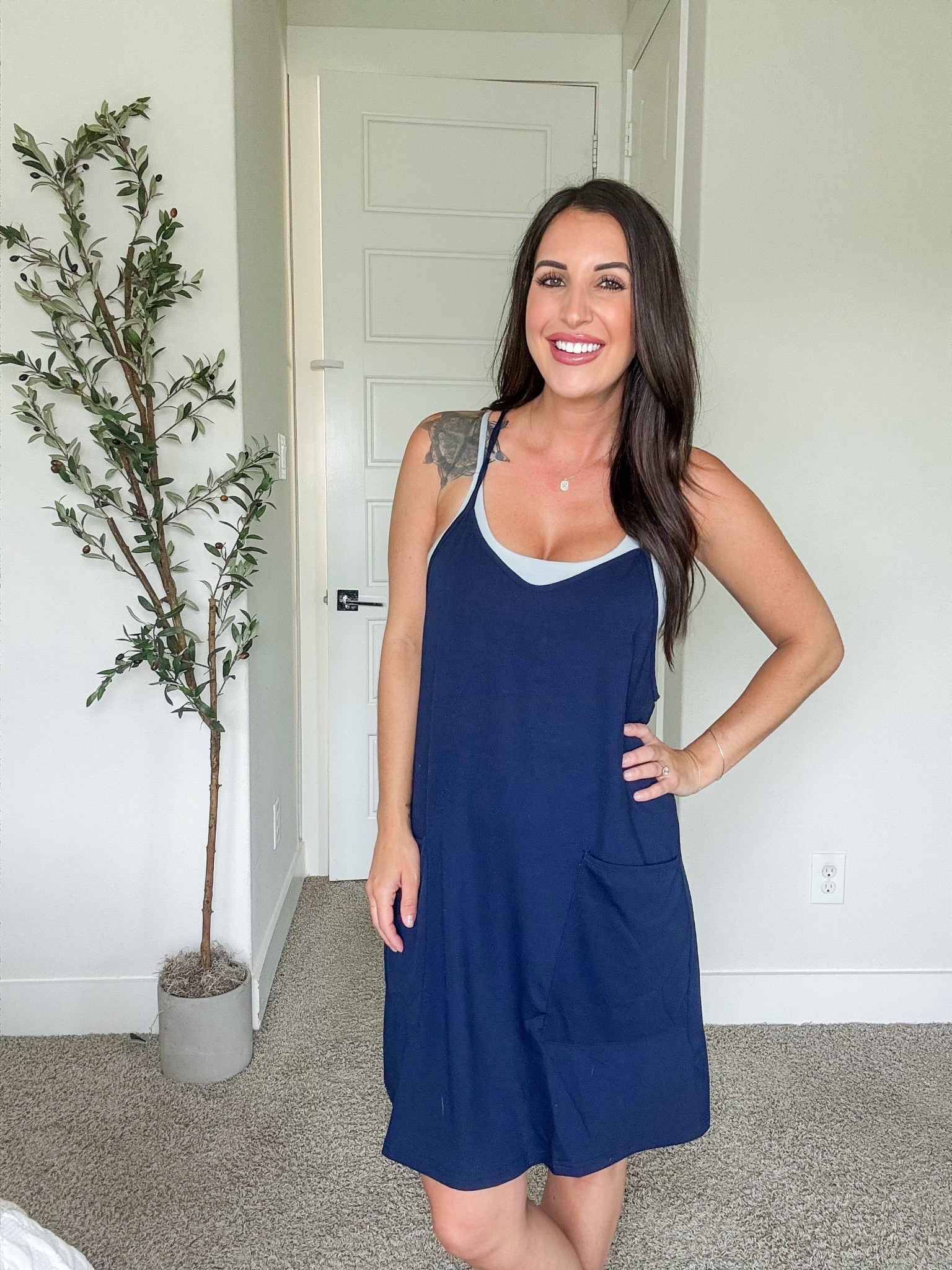 Women’s longer length oversized dress with pockets 

#LTKActive #LTKBump #LTKFindsUnder50