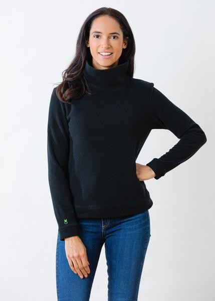 Park Slope Turtleneck (Black) | Dudley Stephens