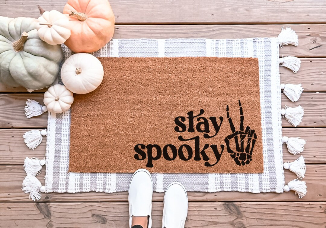 Stay Spooky Doormat Halloween Doormat Funny Doormat Stay - Etsy | Etsy (US)