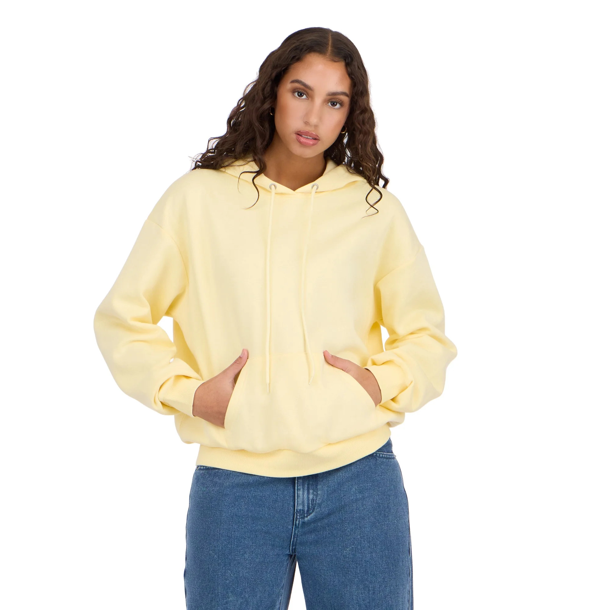 Forever 21 Women’s Oversized Fleece Hoodie – Cozy Pullover Sweatshirt with Kangaroo Pocket fo... | Walmart (US)