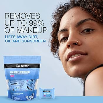 Neutrogena Makeup Remover Wipes Singles, Daily Facial Cleanser Towelettes, Gently Removes Oil & M... | Amazon (US)