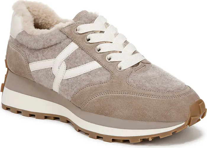 Valentina Genuine Shearling Lined Sneaker (Women) | Nordstrom