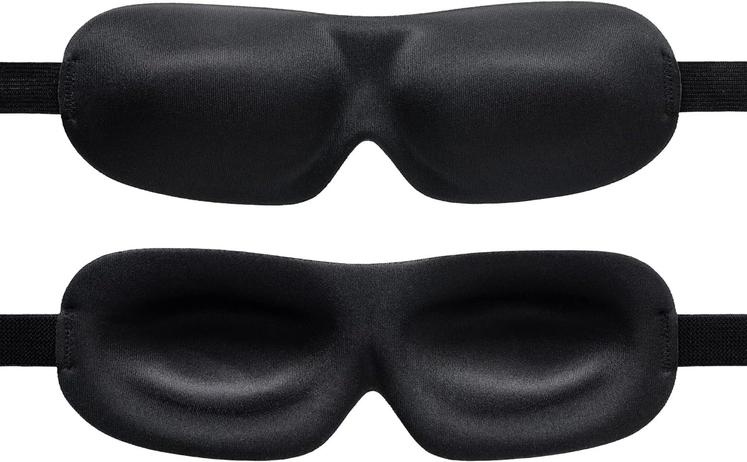 Nidra Deep Rest Luxury Sleep Mask, Contoured Sleep Mask for Women and Men, Black | Amazon (US)