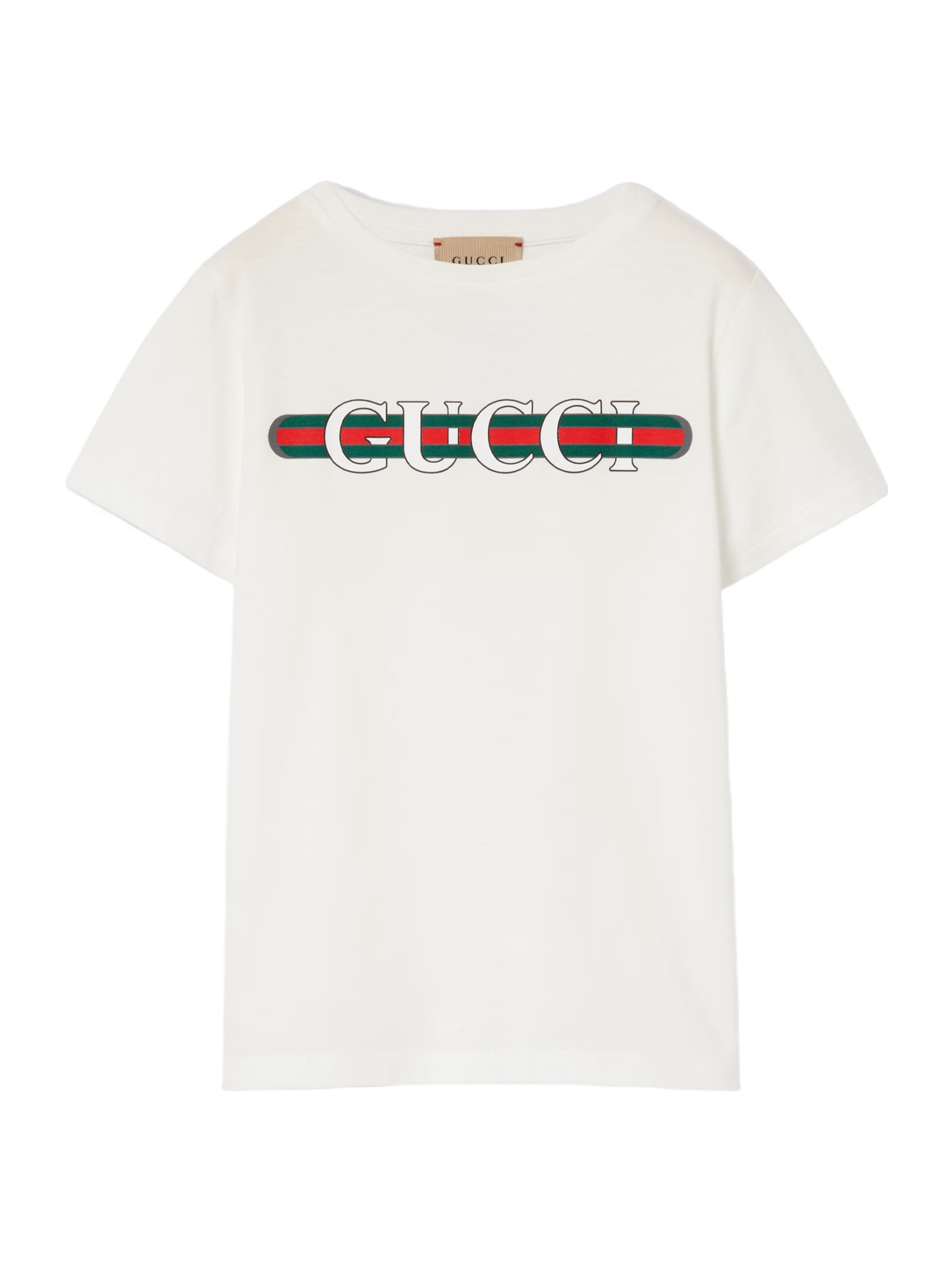 Gucci Kids Logo Printed Crewneck T-Shirt | Senser US
