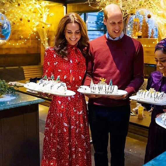 Kate Middleton Red Summer Vintage Dress | Etsy | Etsy (US)