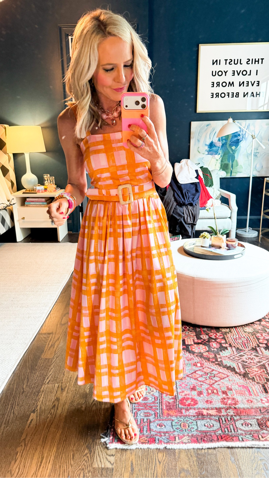 pink and orange perfection by way of @sheridanfrench • wearing XS/runs TTS •

#LTKootd #LTKSeasonal #LTKOver40