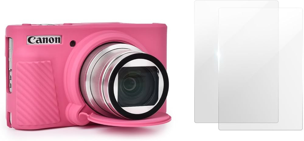 SX740 Camera Case Accessories Set[with 2 LCD Tempered Films],Silicone Protective Case Compatible ... | Amazon (US)