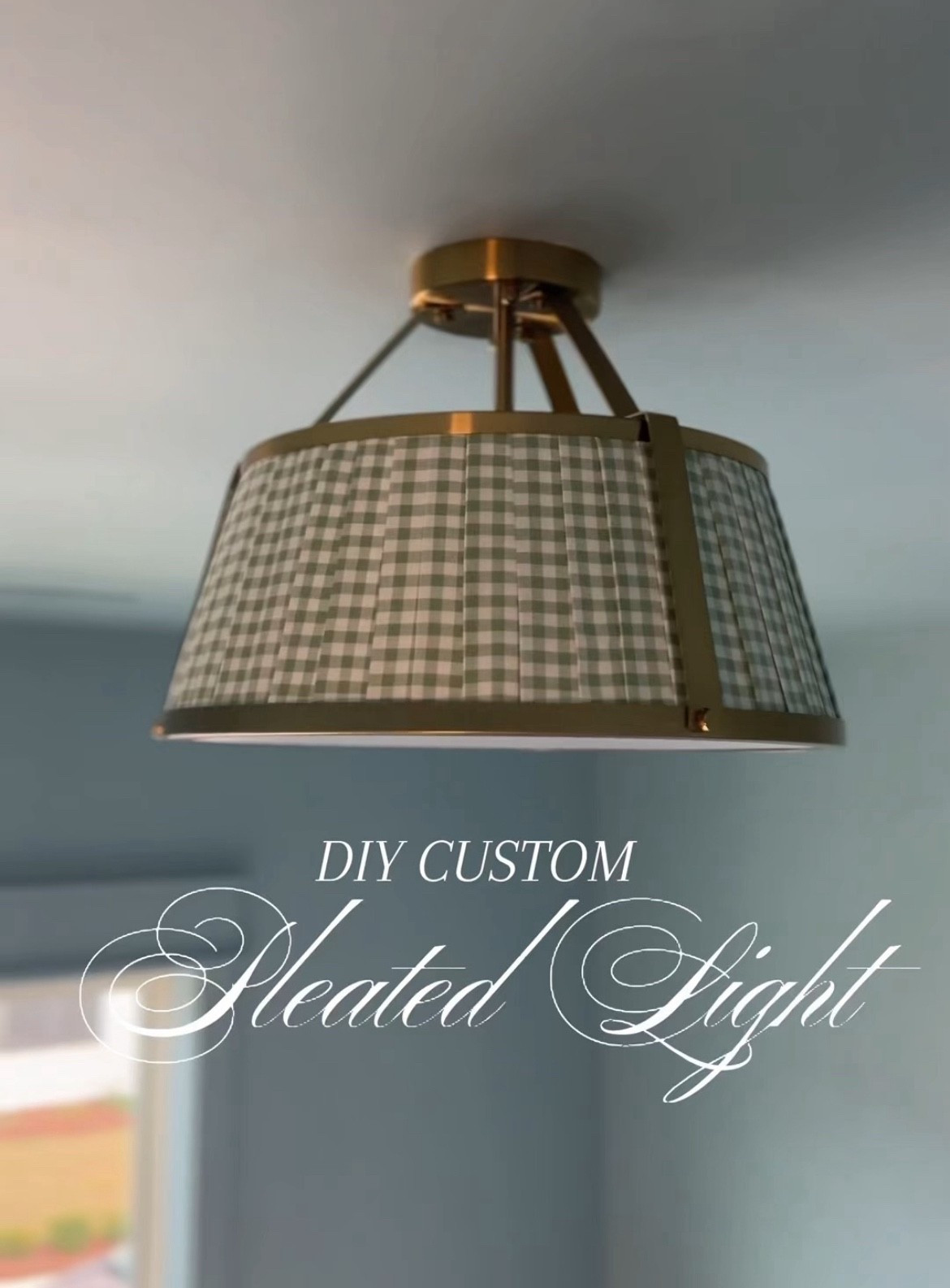 DIY custom pleated shaded light fixture!!

#LTKGiftGuide #LTKKids #LTKHome