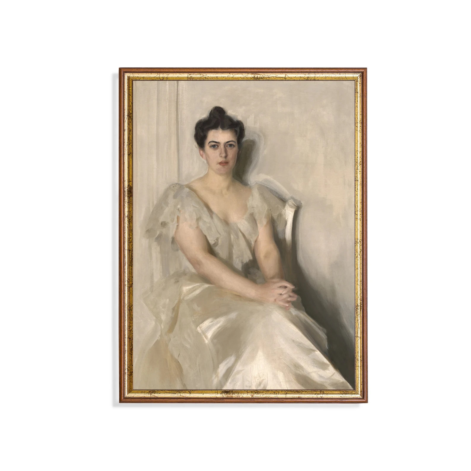 Printed and Shipped  Vintage Portrait Painting  Antique - Etsy | Etsy (US)