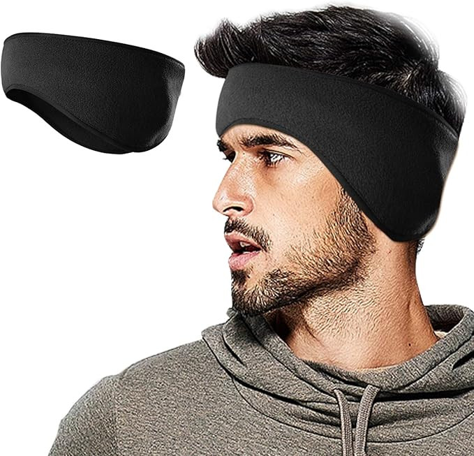 Winter Fleece Ear Warmers Muffs Headband for Men Women Kids Ski Running Cycling | Amazon (US)