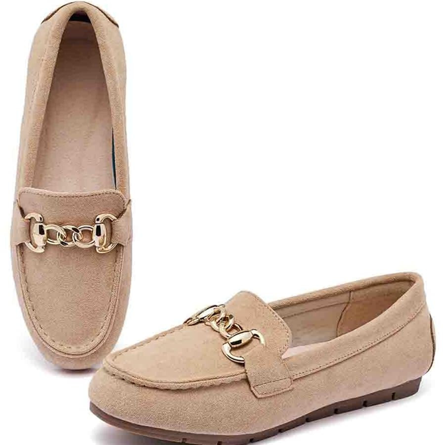 ABEJOJO Damen Loafer Schuhe, Bequeme Slip auf Casual Flat Mocassin Penny Schuhe zum Wandern, Fahr... | Amazon (DE)