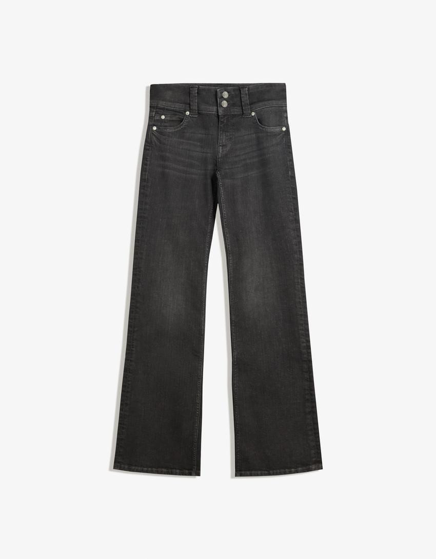 Bootcut Jeans mit Taschen - Bootcut - Damen | Bershka DE