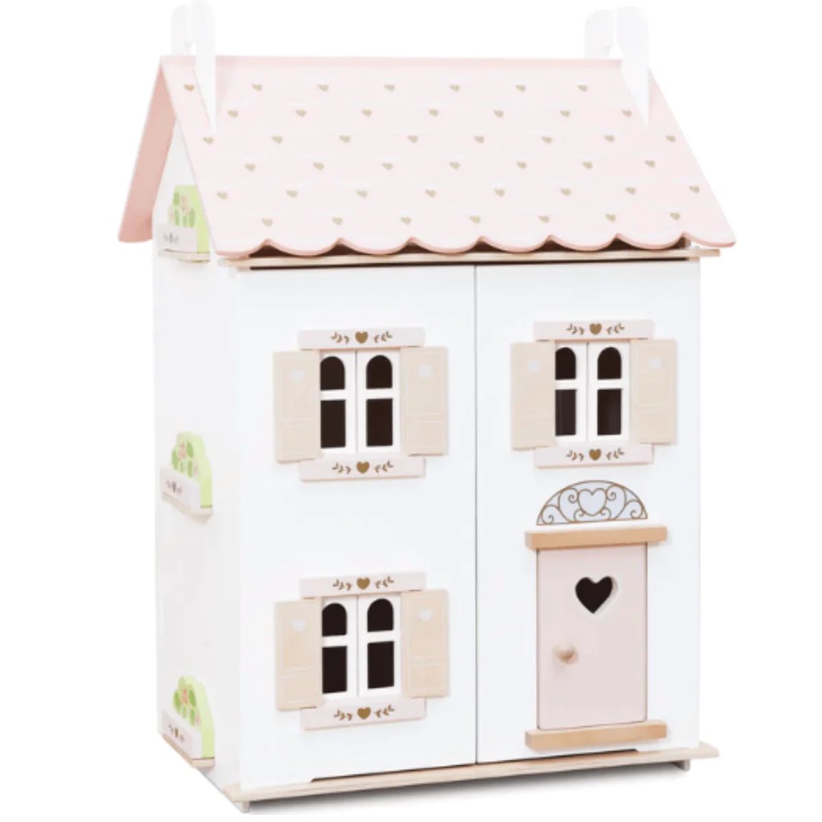 Wooden Rose Heart Doll House | The Well Appointed House, LLC
