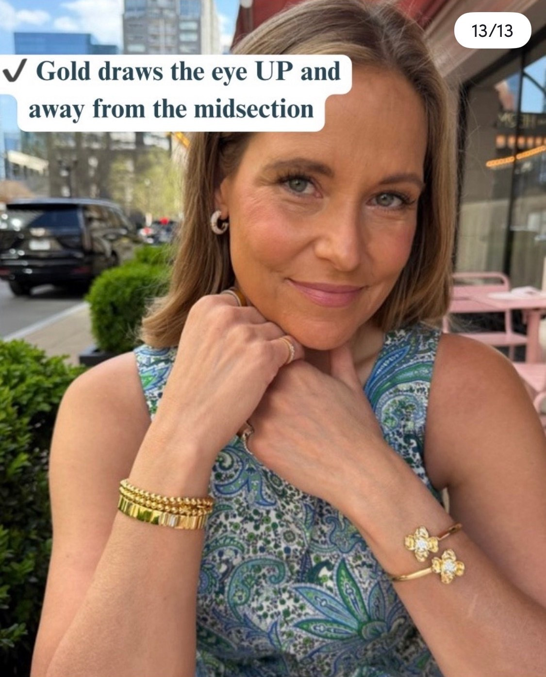 It’s amazing how adding gold jewelry to a look instantly elevates and draws attention away from the mid-section! s

These spring looks really help with those of us that had the meno-belly suddenly appear out of nowhere!

#LTKMothersDay #LTKOver40 #LTKMidsize