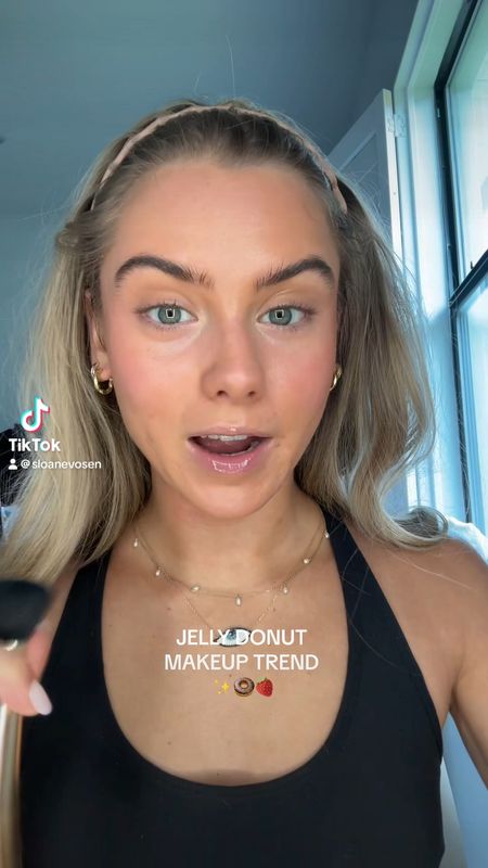Jelly Donut Trend!!! The jelly donut makeup trend is the best for no makeup days to get the perfect glowy blush! Benefit cosmetics benetint. Benefit cosmetics high beam highlight  

#LTKVideo #LTKBeauty #LTKSeasonal