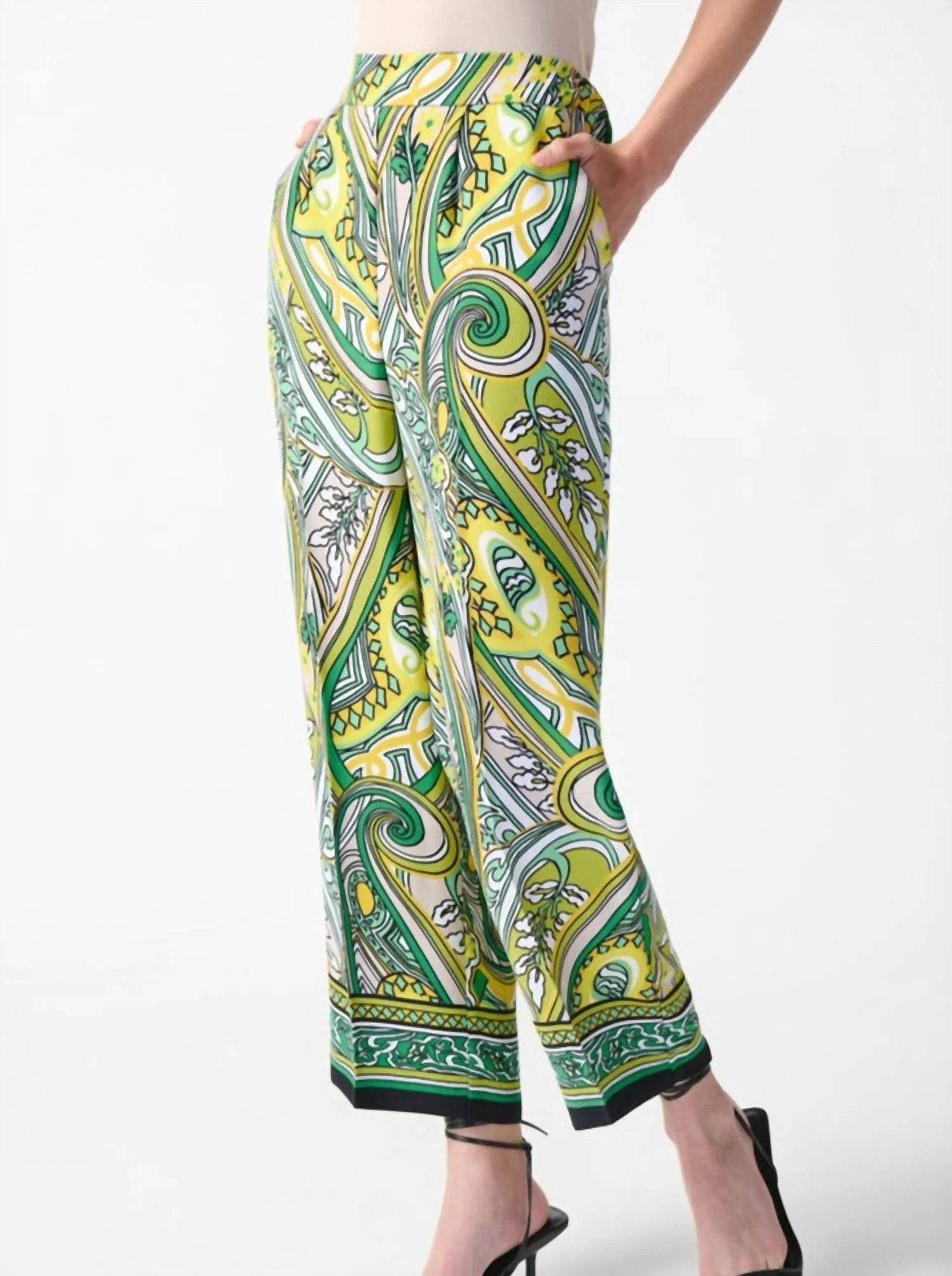 Paisley Print Pant In Van Multi | Shop Simon