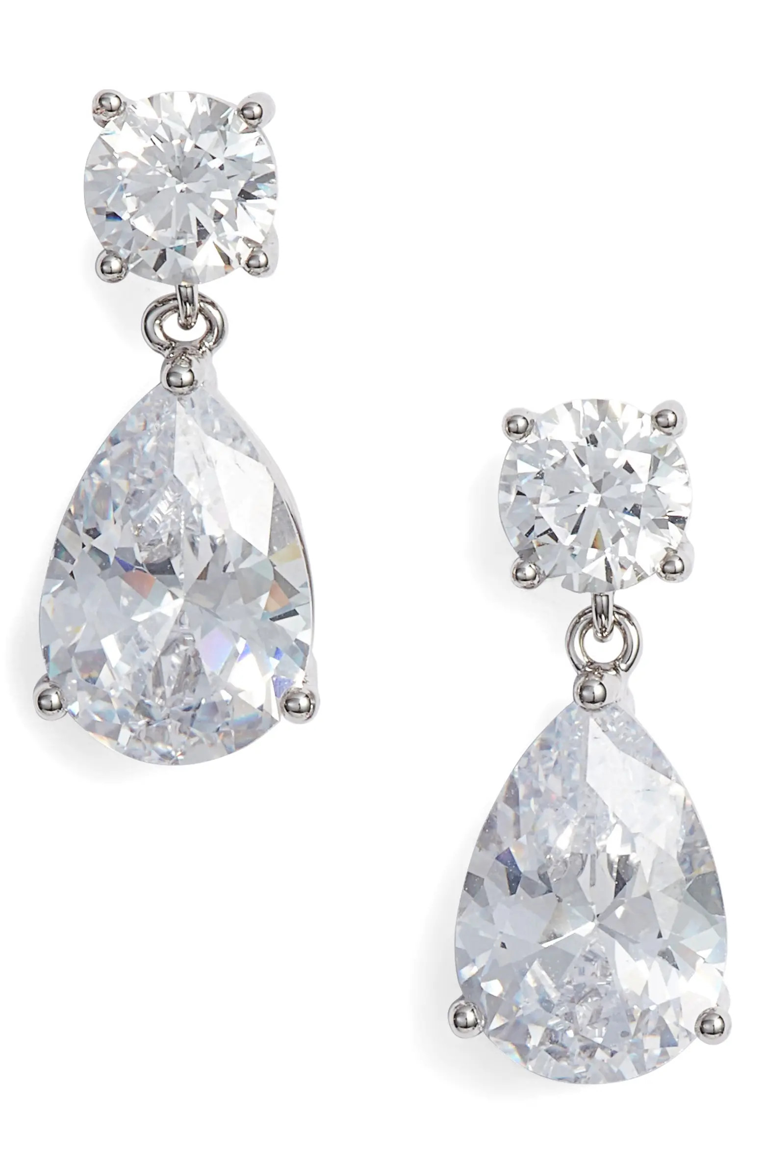 Cubic Zirconia Teardrop Earrings | Nordstrom