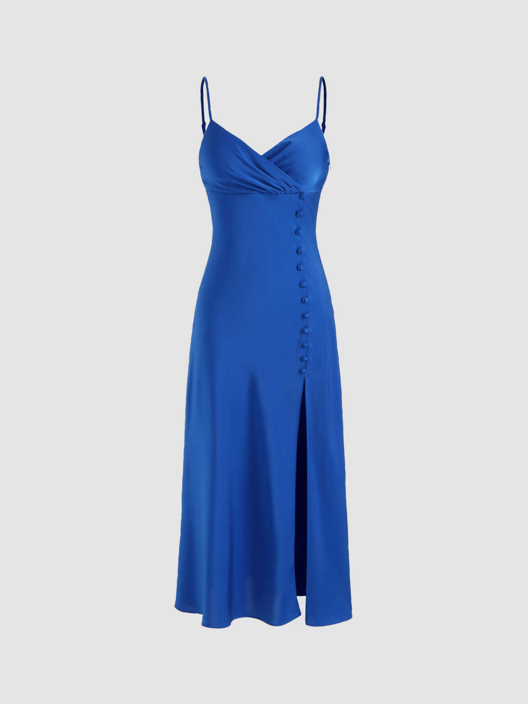 Solid Slit Maxi Dress | Cider
