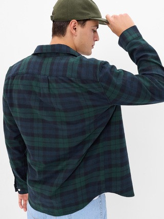 100% Organic Cotton Flannel Shirt | Gap (US)