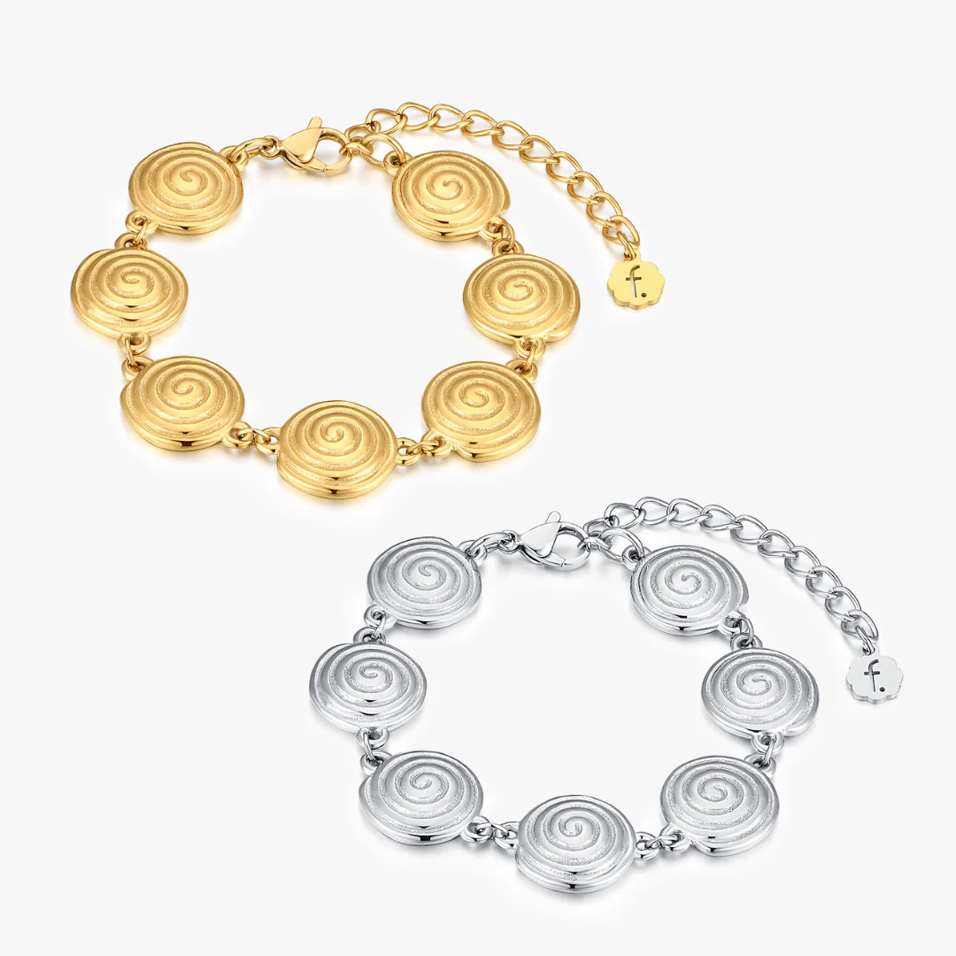 Spiral Bracelet (Greek Inspired Collection) | Flaire & Co.