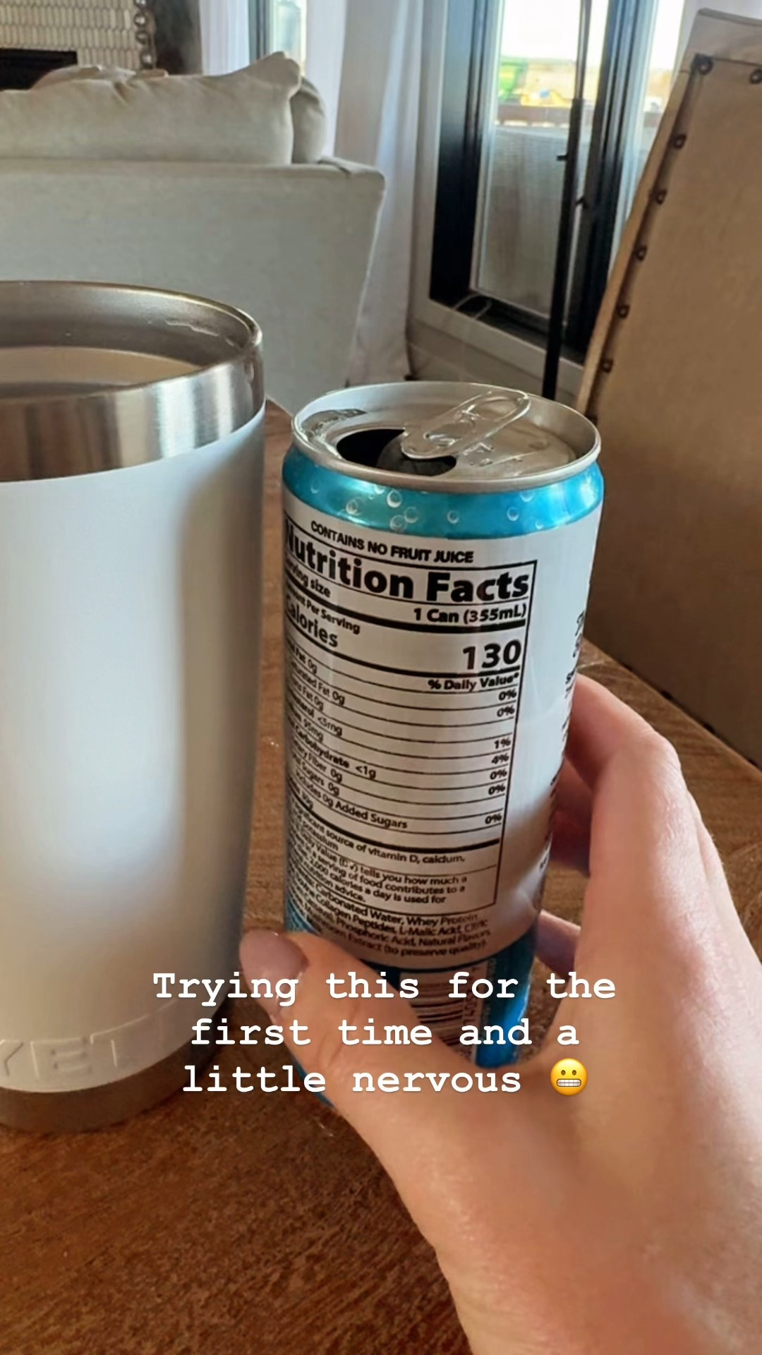 Tried this new sparkling drink and I cannot decide what to think about it! It has a 4-5 star rating which is why I snagged it. It is fizzy (win!) and tastes like lemonade (win!). It was chalky for a moment but it weirdly went away (win!!) 

I am a slow drinker so I had to use my favorite Yeti tumbler. I’ve literally had this for years now and it still looks brand new. 

** side note, this has 30g of PROTEIN  also has collagen which is another HUGE win! 

Can buy in bulk at Costco too!!

#LTKdayinmylife #LTKselfcare #LTKHome