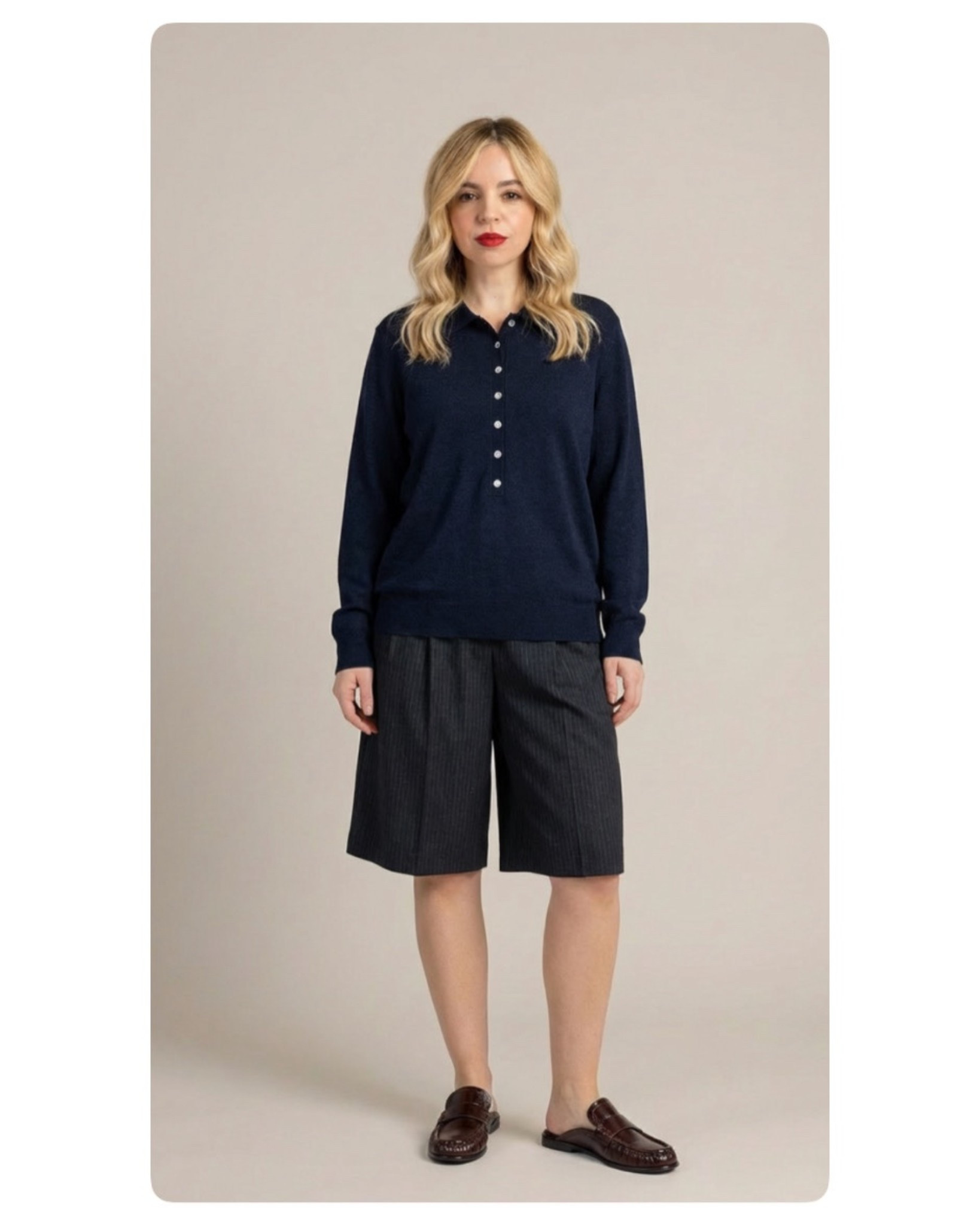 Bermuda shorts outfit 

#LTKworkwear #LTKwinter #LTKitalia