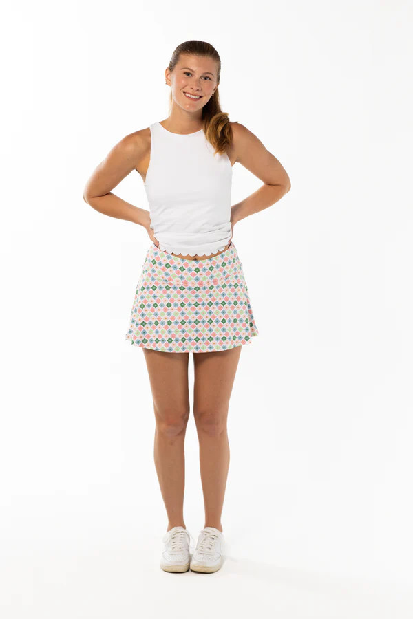 The Reese Skort - Daisy Check | Smith and Quinn