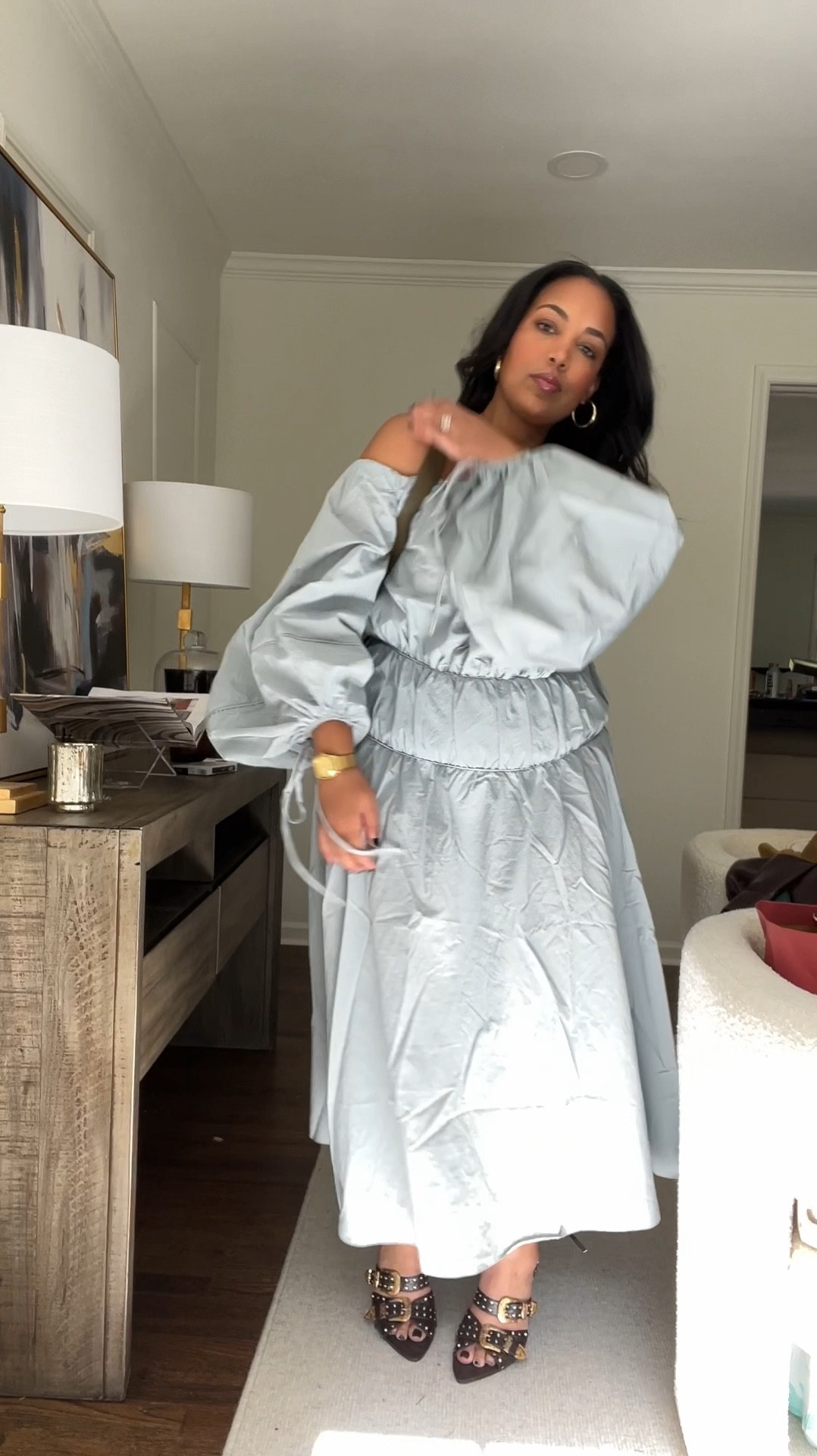 30 Fall Outfits in 30 Days: Day 1 

Recently purchased this dress on asos! It’s perfect for warmer fall days or fall weddings! I love the sleeves! The dress is also available in the asos curve line! 🙌🏾 of course I paired with my favorite studded sandals! 💛 

#LTKVideo #LTKSaleAlert #LTKMidsize