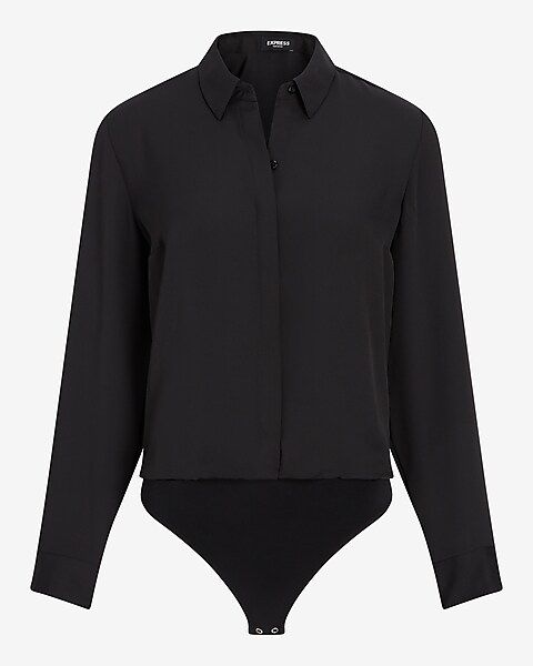 Portofino Shirt Thong Bodysuit | Express
