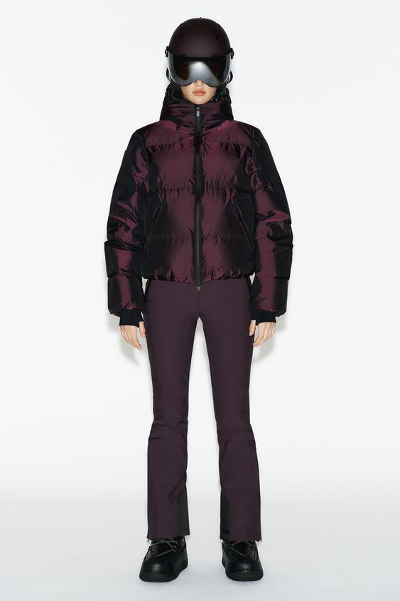 WATER-RESISTANT WINDPROOF DOWN PUFFER JACKET RECCO® TECHNOLOGY SKI COLLECTION | Zara UK