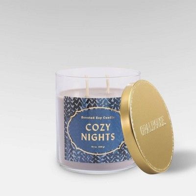 Lidded Glass Jar Candle Cozy Nights - Opalhouse™ | Target