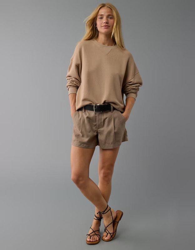 AE Relaxed Crew Neck Sweatshirt | American Eagle Outfitters (US & CA)