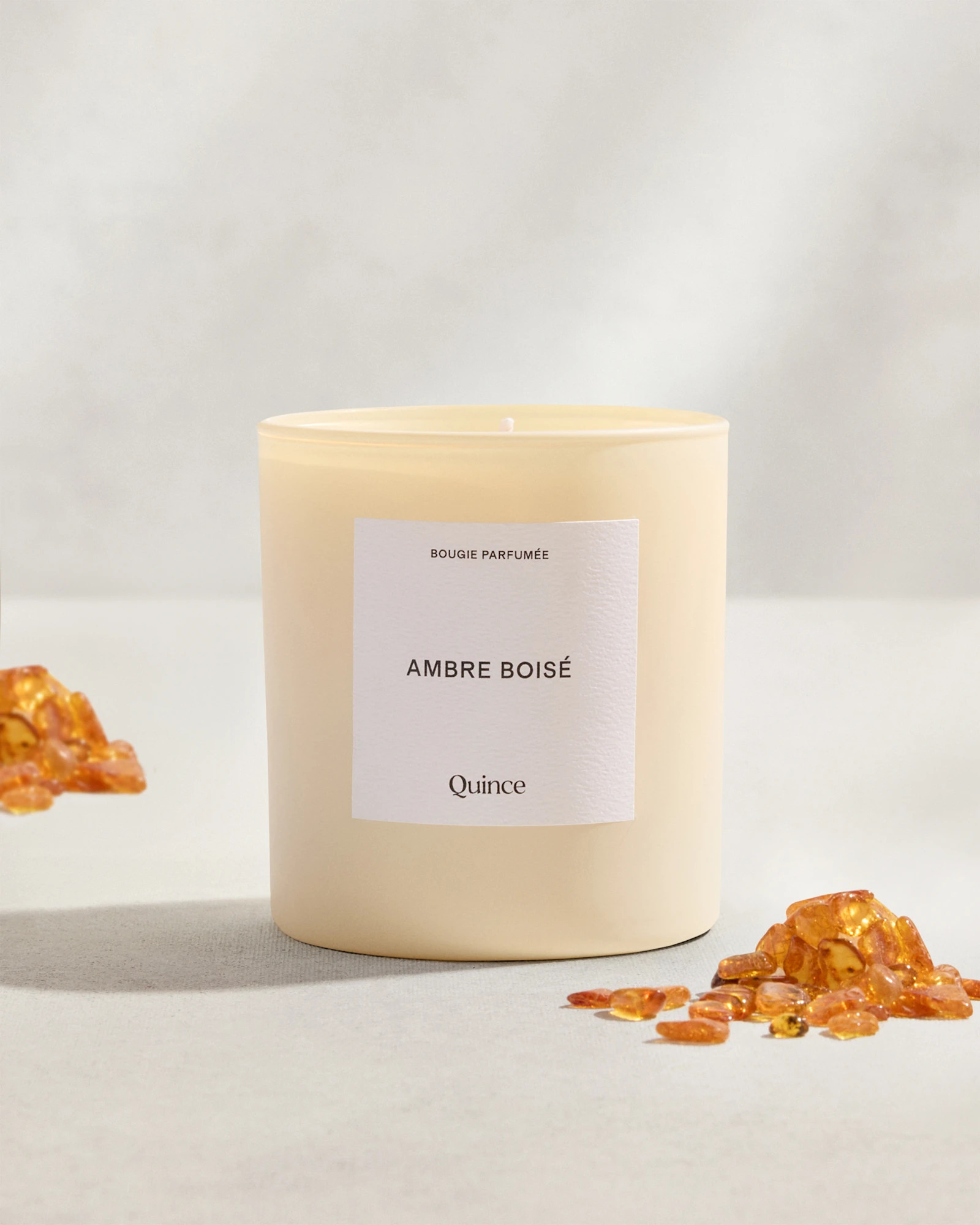 Ambre Boisé Candle | Quince
