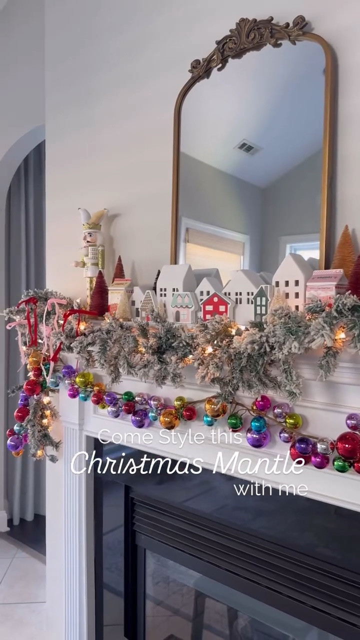 Playroom Christmas mantel build; everything I used to decorate this fireplace is linked here. Garland layers, ribbons, and all the colorful, whimsical pieces that bring this space to life.✨🎄

⸻
playroom christmas decor, christmas mantel decor, christmas fireplace styling, holiday decorating ideas, frosted christmas tree, colorful christmas decor, whimsical christmas mantel, christmas decor finds, holiday home ideas, christmas decorating inspo, mantel decorations, christmas 2025 décor

⸻
#LTKhome #LTKholiday #LTKdecor #LTKseasonal #christmasdecor #christmasmantel #playroomdecor #holidayhome #fireplacedecor #christmasinspo #christmasfinds #christmas2025


#LTKHome #LTKCyberWeek #LTKHoliday