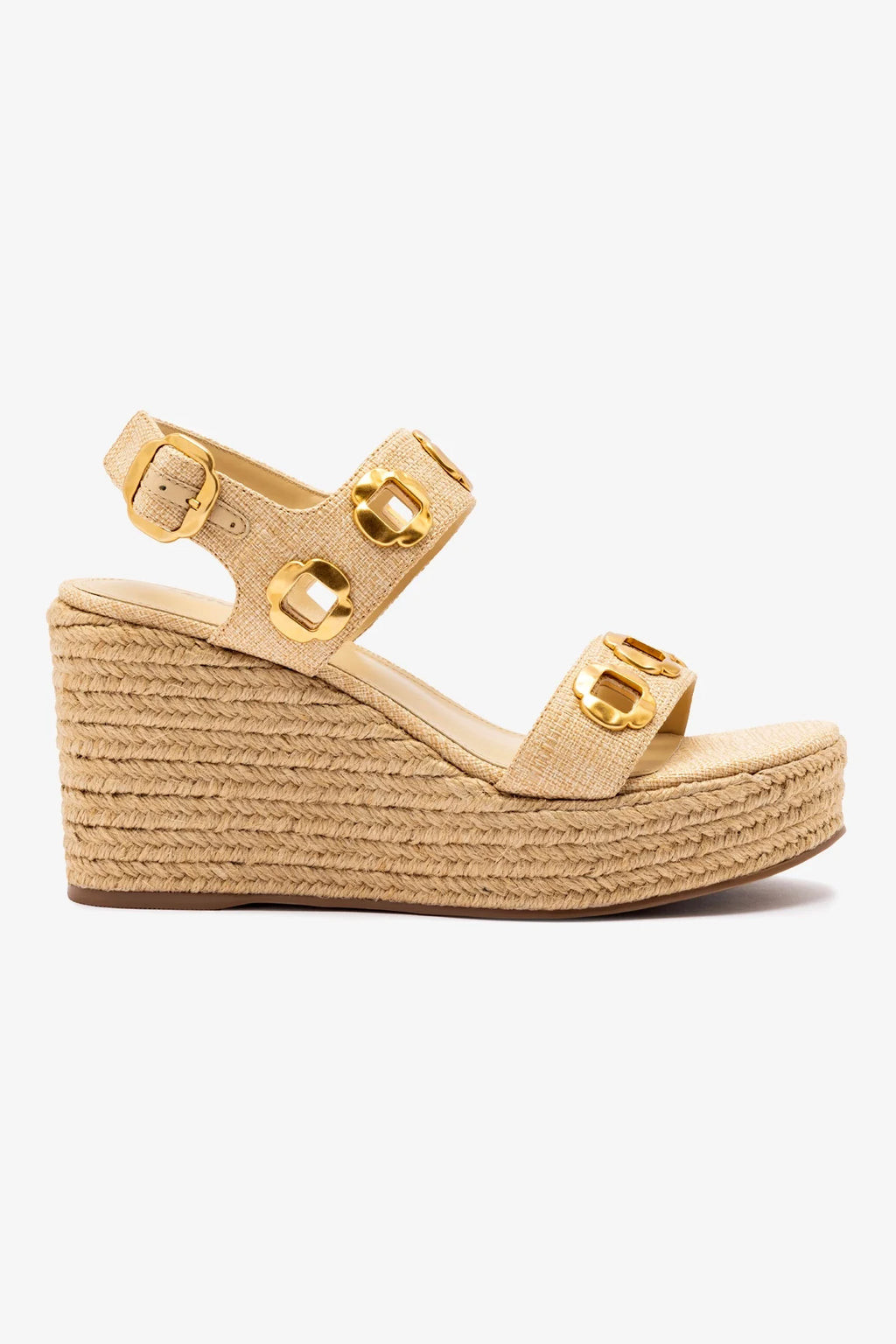 Milan Espadrille In Beige Raffia | Larroude