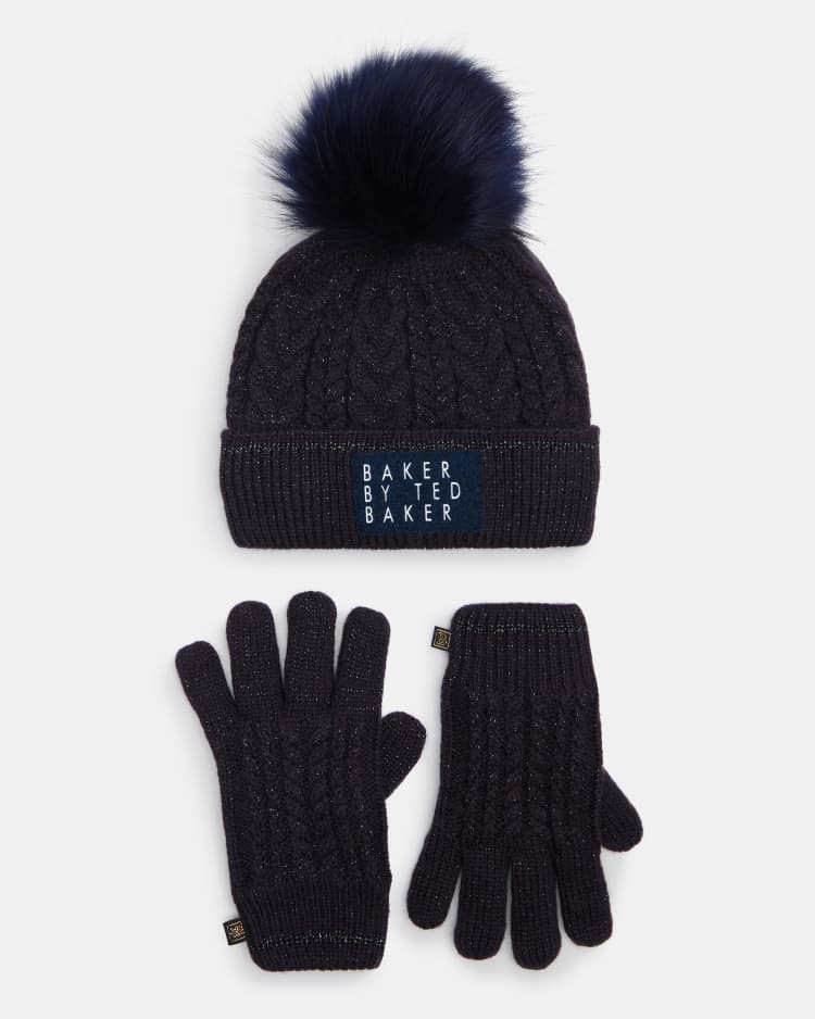 Bobble Hat And Glove Set | Ted Baker (UK)