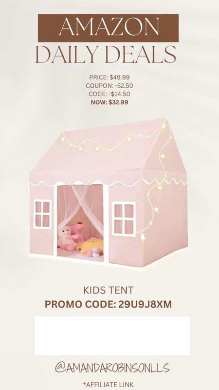 Amazon Daily Deals
Play tent for kids 

#LTKhome #LTKkids #LTKsalealert