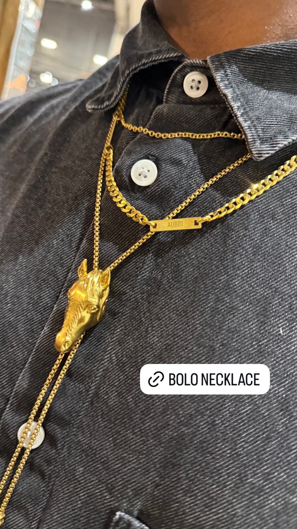 Bolo chain necklace 

#LTKootd