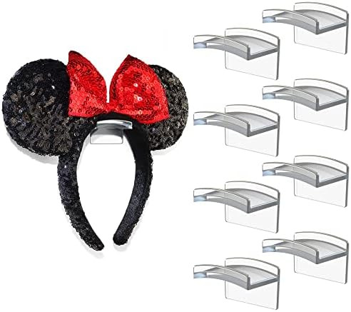 Modern JP Adhesive Hooks for Disney Ears (8-Pack) - Minimalist Disney Ear Holder, No Drilling Hea... | Amazon (US)