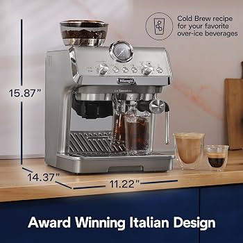 De'Longhi La Specialista Arte Evo Espresso Machine - Compact Cold Brew Coffee Maker with Grinder,... | Amazon (US)