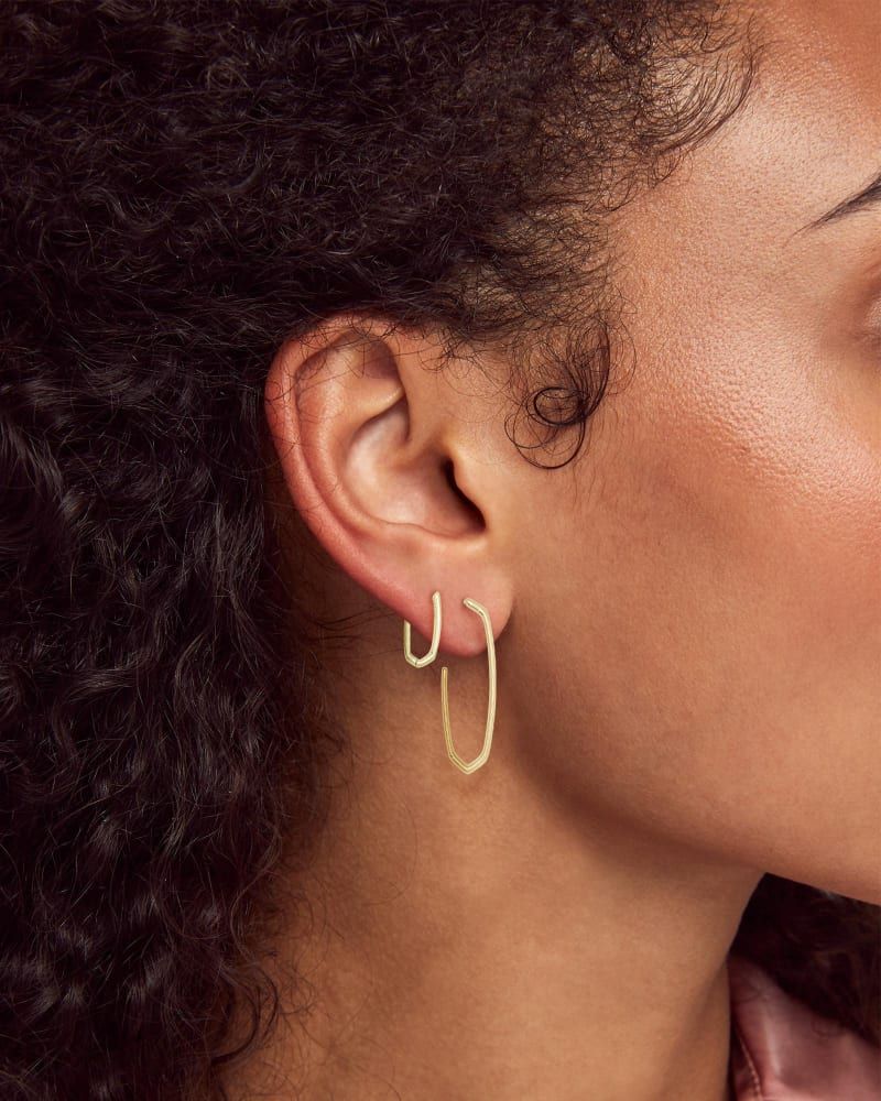 Ellen Huggie Earrings in 18k Gold Vermeil | Kendra Scott