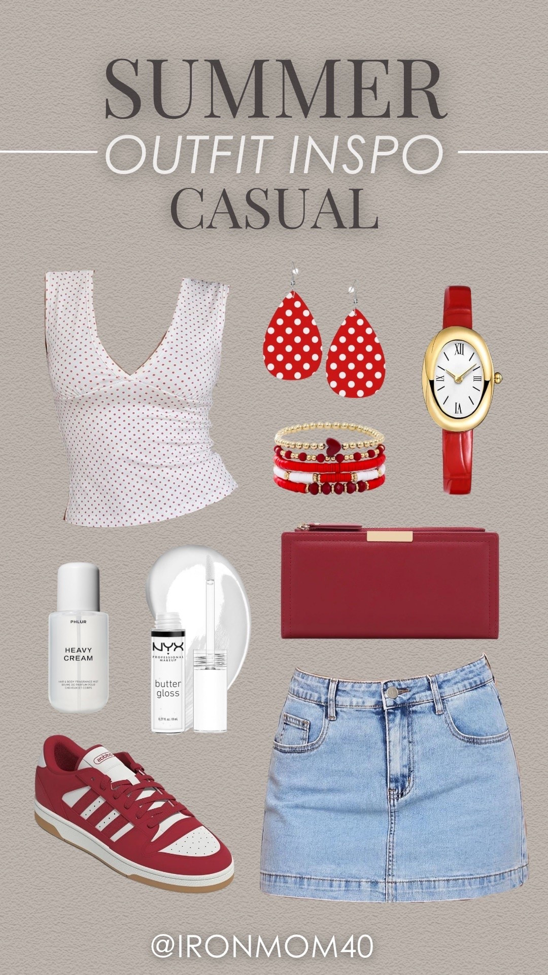 Get ready for summer with this cute and comfy outfit! Perfect for a casual day out.

#LTKgrwm #LTKMidsize #LTKOver40